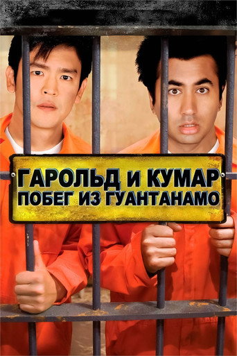 Постер фильма «Гарольд и Кумар: Побег из Гуантанамо»