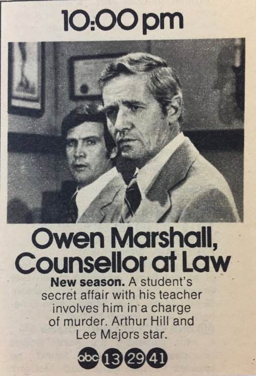 Постер: Owen Marshall: Counselor at Law